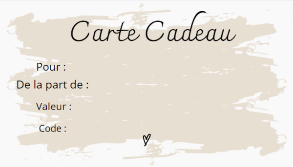 Carte Cadeau